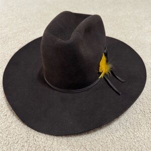 Luskey’s Roper Resistol Silver Supreme Brown Beaver Blend Felt Cowboy Hat 6 3/4
